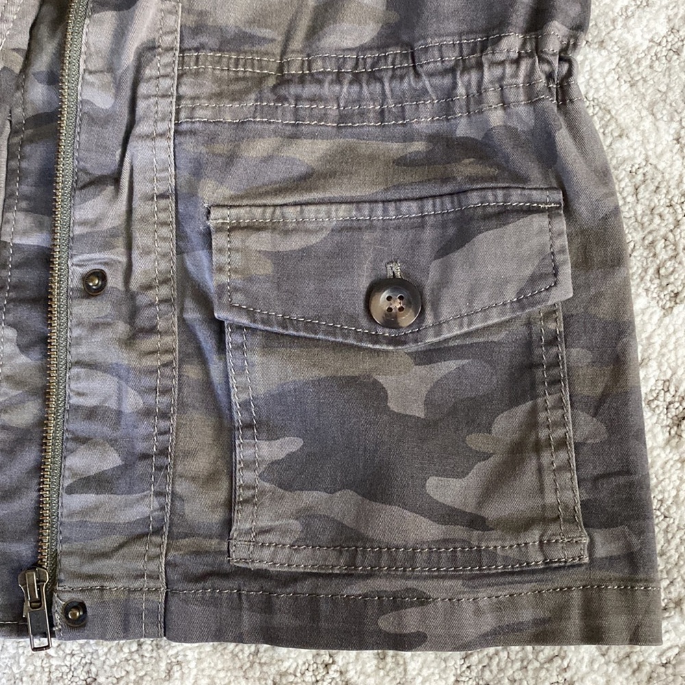 •Express• Camo Army Military Utility Jacket - Picture 7 of 15